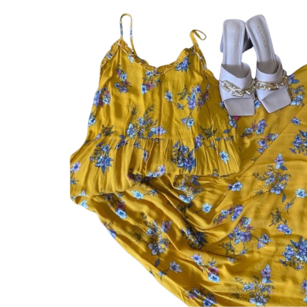 Long Flower Sun Dress